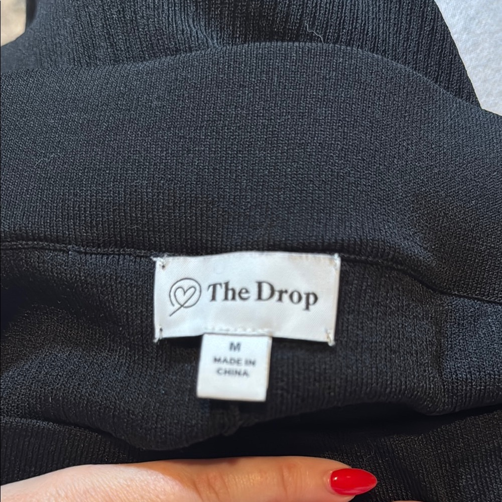 The Drop Black Ribbed Set - Picture 6 of 6